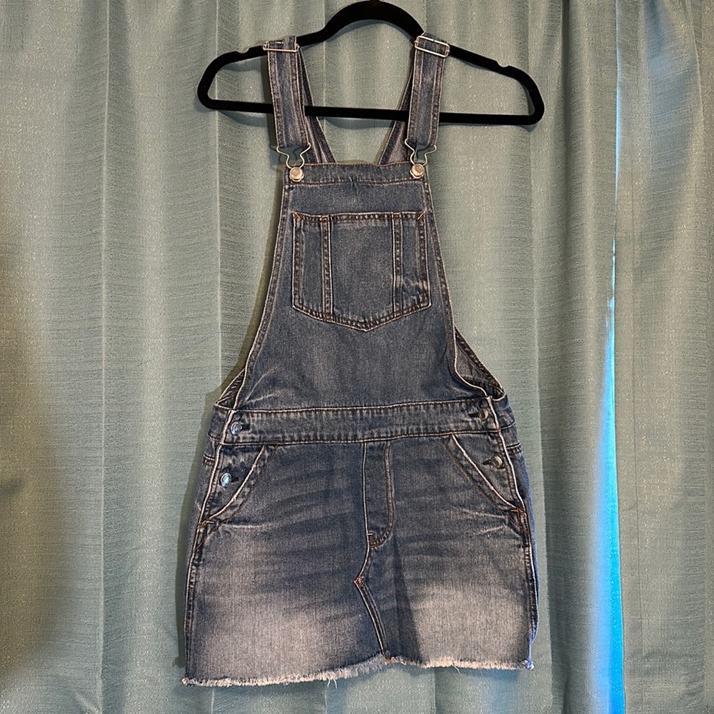 Denim Overall Skirt